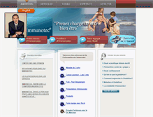 Tablet Screenshot of goimmun.com